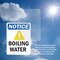 Signmission Boiling Water Sign With Symbol, 7 in W x Rectangle, Vinyl Decal OS-2PACK-NS-D-710-V-10377 - alternate 4